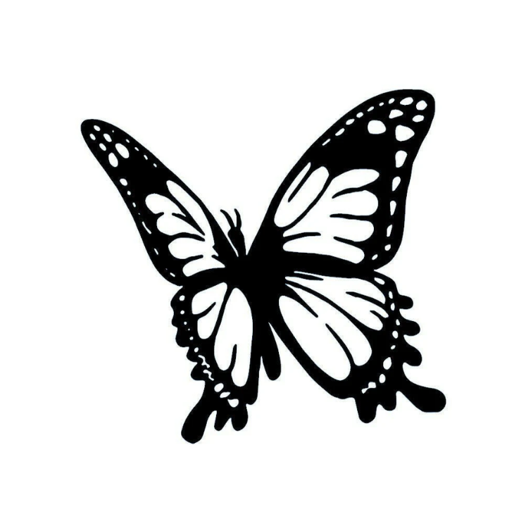 Minimalist butterfly