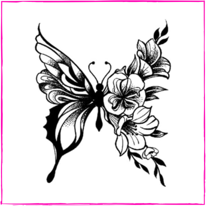 Flower butterfly