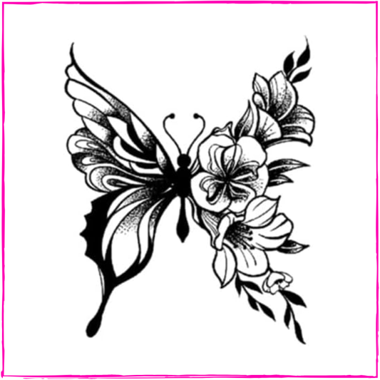Flower butterfly