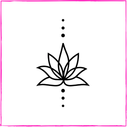 Lotus with dots