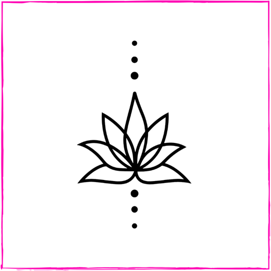 Lotus with dots