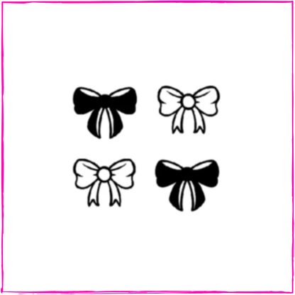 Bows (4 pieces)