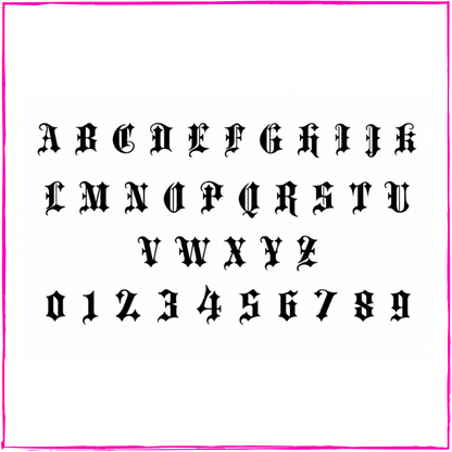 Gothic Lettering
