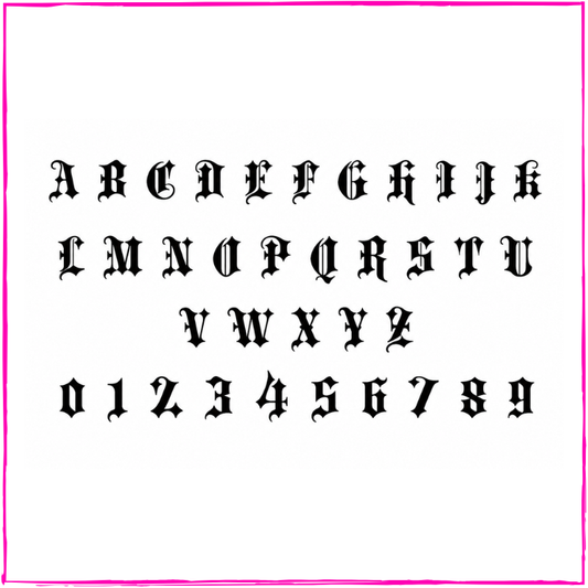 Gothic Lettering