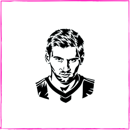 Lionel Messi portrait