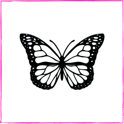 Butterfly silhouette