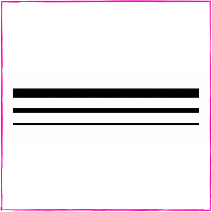 Three straight lines - Armband