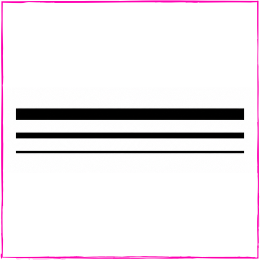 Three straight lines - Armband