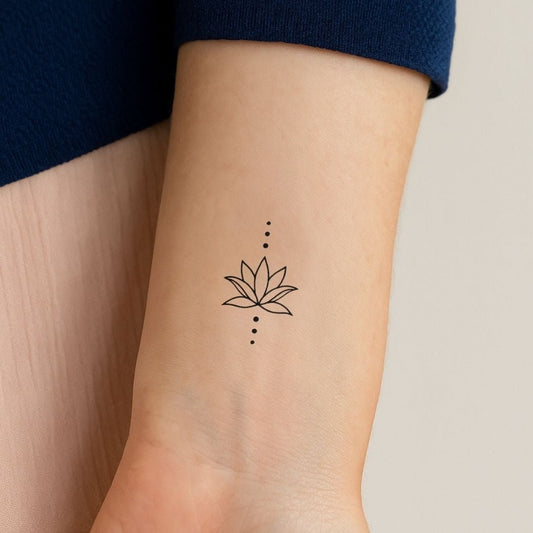 Lotus with dots