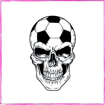 Soccer ball skull