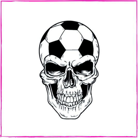 Soccer ball skull